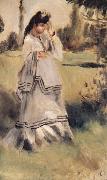 Pierre-Auguste Renoir Femmu dans un Paysage France oil painting artist